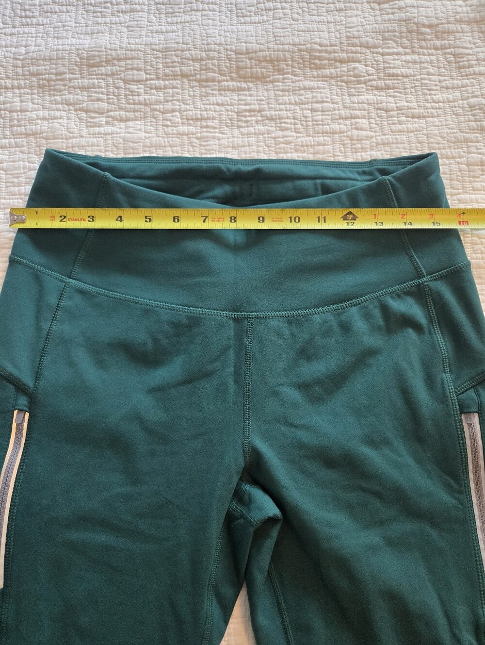 Mondetta Ladies High Waist Active Legging, Green, Size- Medium - Picture 4 of 8